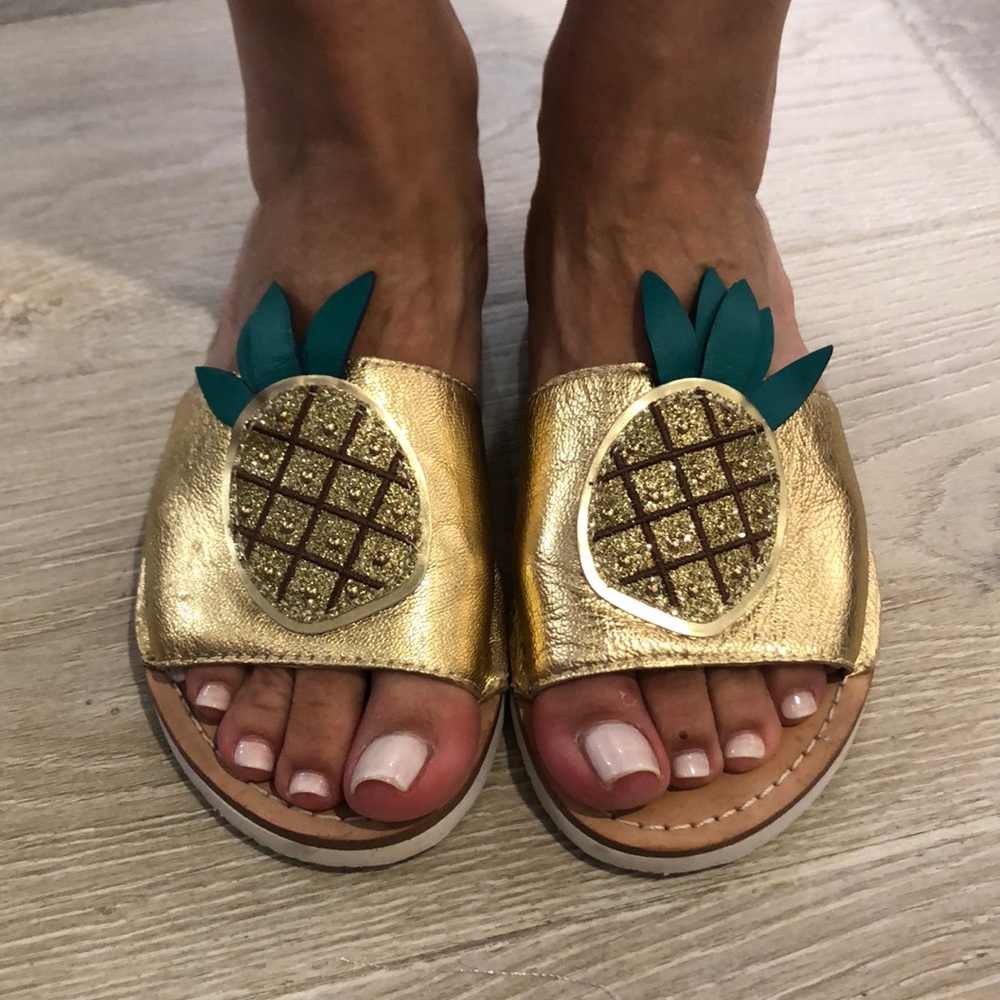 Kate Spade Pineapple Slides